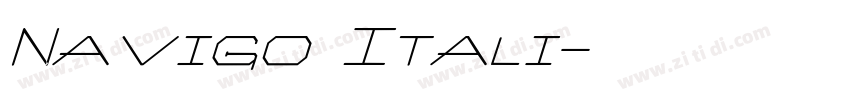 Navigo Itali字体转换
